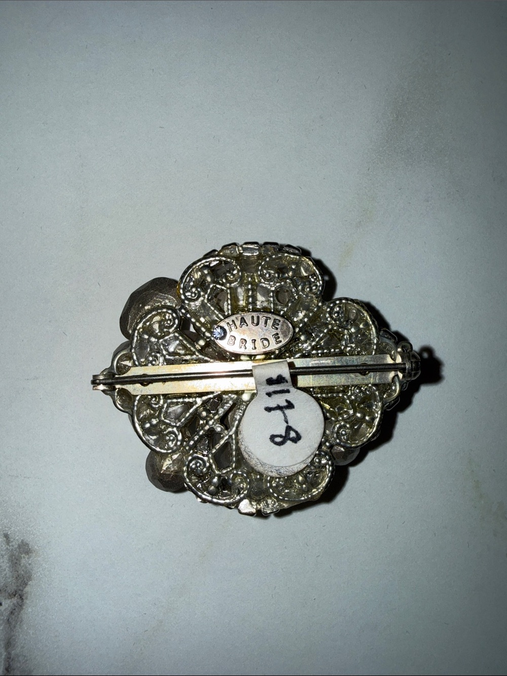 SWAROVSKI Crystal Teardrop Cluster Brooch - Picture 3 of 4
